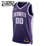 Maillot NBA Sacramento Kings Personnalisable Nike 2025-26 City Edition Violet Swingman - Enfant